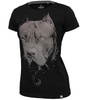 T-shirt damski PIT BULL BORN IN WMN czarny