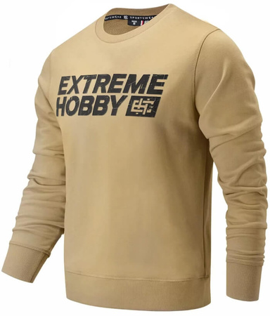 Bluza EXTREME HOBBY BLOCK 2024 beżowa prosta