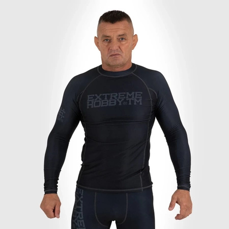 Longsleeve rashguard EXTREME HOBBY TRACE czarny