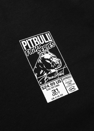 T-shirt PIT BULL MASTERS OF BJJ czarny