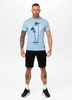 T-shirt PIT BULL PALMS błękitny (light blue)