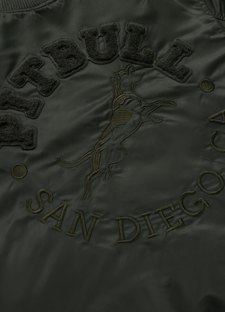 Kurtka PIT BULL HACKET WASHED BOMBER dark green