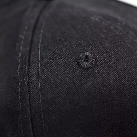 Czapka z daszkiem PRETORIAN PS BLACK czarno - czarna