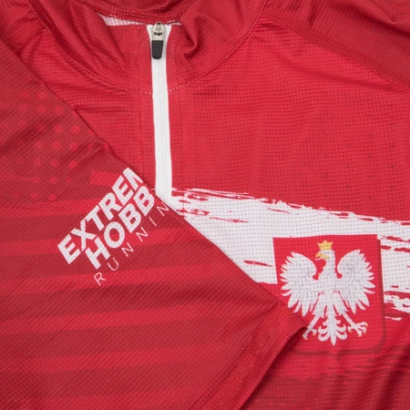 Koszulka Biegowa Męska Rozpinana Polska Prime