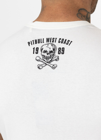 T-shirt PIT BULL OLDSCHOOL RAZOR biały