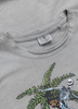 T-shirt PIT BULL Denim Washed RAW EDGE OPEN BEACH szary (grey)