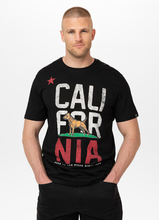 T-shirt PIT BULL CALIFORNIA czarny