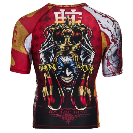 Short sleeve rashguard EXTREME HOBBY KILLER CARDS 2 czerwony