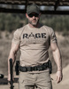 T-shirt DOBERMANS RAGE TS358 beżowy