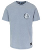 T-shirt PIT BULL Denim Washed PLANET SURF light blue
