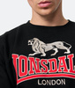 Bluza LONSDALE LAWINS czarna prosta