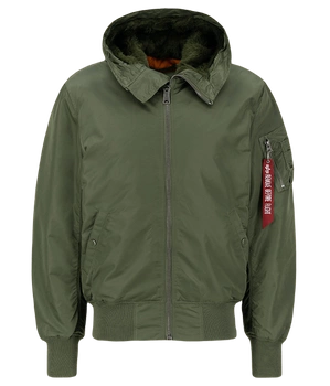 Kurtka ALPHA INDUSTRIES MA-1 HOODED oliwkowa (sage green) 158104 01