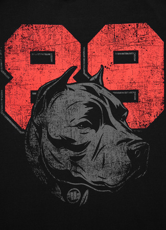 T-shirt PIT BULL DOG 89 czarny