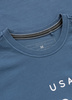 T-shirt PIT BULL USA CAL 210 GSM BRUSHED shade blue