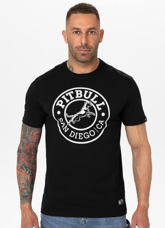 T-shirt PIT BULL SAN DIEGO CA czarny