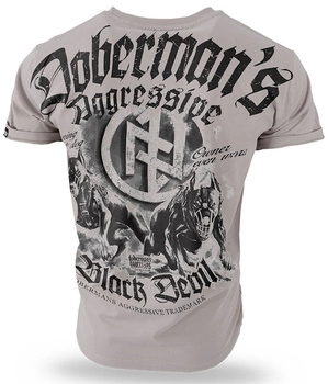 T-shirt DOBERMANS BLACK DEVIL II TS198 beżowy