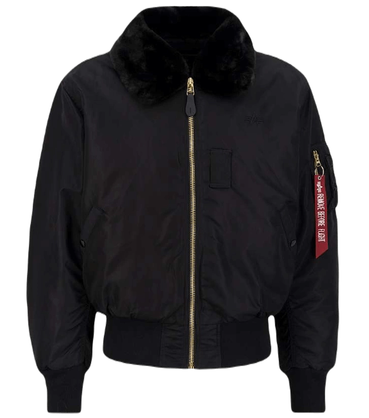 Kurtka ALPHA INDUSTRIES B15 Czarna 100107 03 Czarny | Męskie \ Kurtki ...