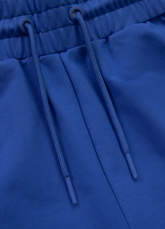 Spodenki PIT BULL Tricot Terry TAPE NUGGET niebieskie (electric blue)
