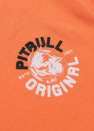 T-shirt PIT BULL DOG SD pomarańczowy (fluo orange)