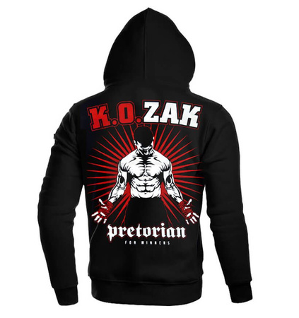 Bluza PRETORIAN K.O.zak czarna kaptur