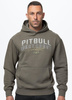 Bluza PIT BULL WASHED SANTA MUERTE major olive kaptur