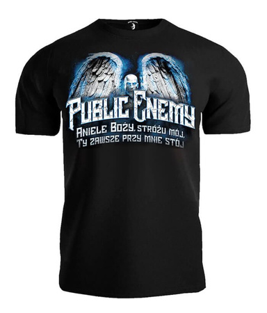 T-shirt PUBLIC ENEMY STRÓŻU MÓJ czarny