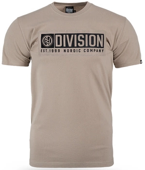 T-shirt DOBERMANS DIVISION PATCH TS392 beżowy