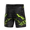 Spodenki EXTREME HOBBY vale tudo BLACK PANTHER limonkowe