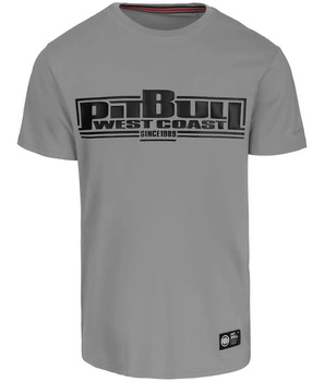 T-shirt PIT BULL SLIM FIT CLASSIC BOXING szary (grey)
