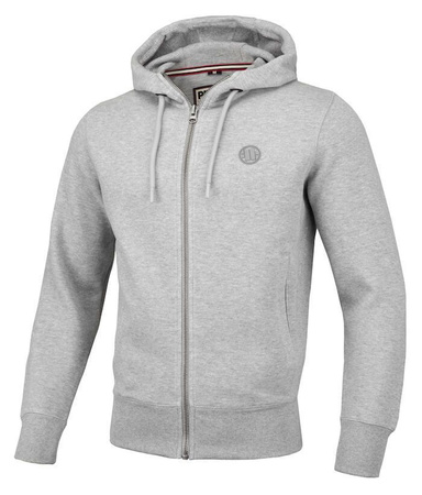 Bluza PIT BULL SMALL LOGO PIQUE 22 szara rozpinana