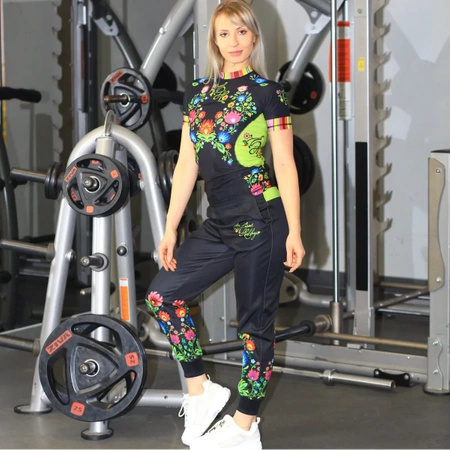 Short Sleeve Rashguard Damski Folk