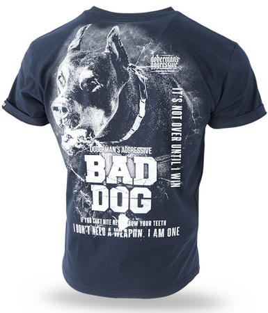 T-shirt DOBERMANS BAD DOG TS310 granatowy