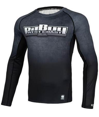Longsleeve Rashguard PIT BULL SCRATCH szary długi rękaw