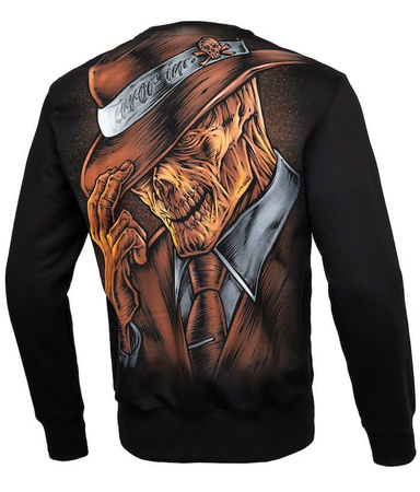 Bluza PIT BULL MAN IN HAT czarna prosta