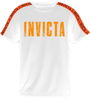 T-shirt INVICTA ORANJE biały
