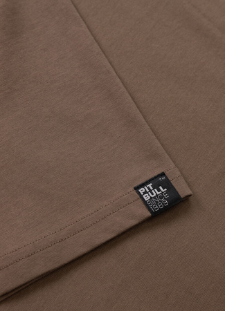 T-shirt PIT BULL TROUBLEMAKER dark brown