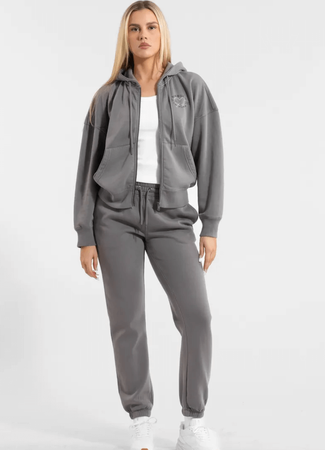 Damska bluza PIT BULL MANZANITA HEART WMN grey rozpinana