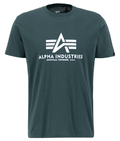 T-shirt ALPHA INDUSTRIES BASIC zielony (navy green) 100501 610