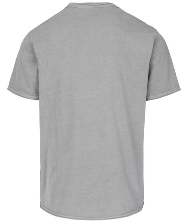 T-shirt PIT BULL T-shirt PIT BULL Denim Washed RAW EDGE SKULL LOGO grey