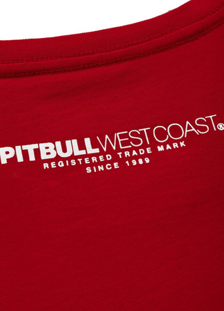 T-shirt PIT BULL CLASSIC LOGO czerwony