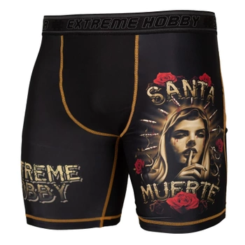 Spodenki Vale Tudo EXTREME HOBBY SANTA MUERTE czarny