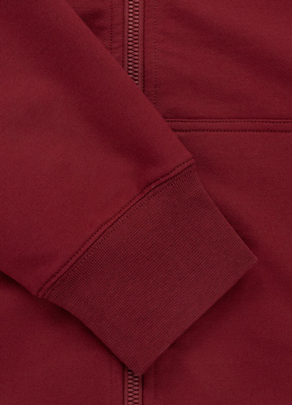 Bluza PIT BULL Tricot Terry SAN DIEGO CA burgundy rozpinana
