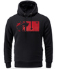 Bluza DOBERMANS NEVER FORGETS BK379 kaptur czarna
