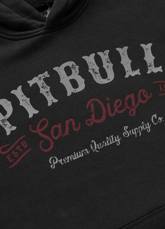 Bluza PIT BULL WASHED STRENGTH & RESPECT dark graphite kaptur
