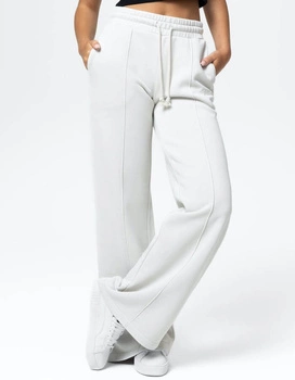 Damskie spodnie PIT BULL Washed LOVIA WIDE LEG WMN white stone