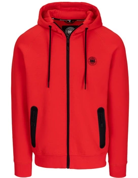 Bluza PIT BULL DOGWOOD czerwona (fluo red) rozpinana