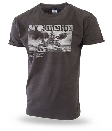 T-shirt DOBERMANS BATTLESHIPS TS224 brązowy