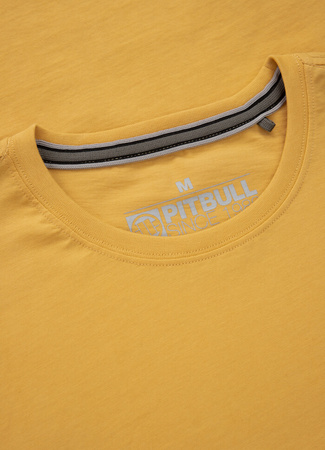 T-shirt PIT BULL SMALL LOGO 25 żółty (pale yellow)