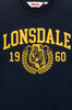 T-shirt LONSDALE STAXIGOE granatowa