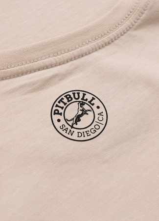 T-shirt PIT BULL SAN DIEGO CA piaskowy (ultra light sand)